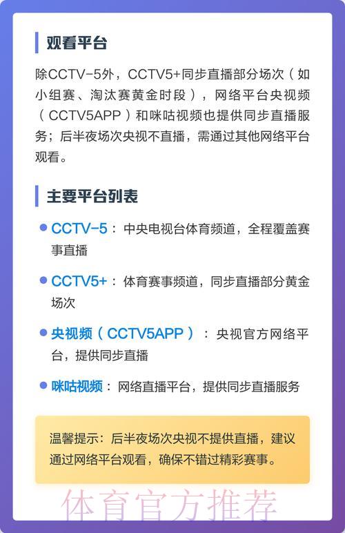 哪些平台可以免费观看世界杯直播?完整平台清单整理 哪些平台可以免费观看世界杯直播?完整平台清单整理